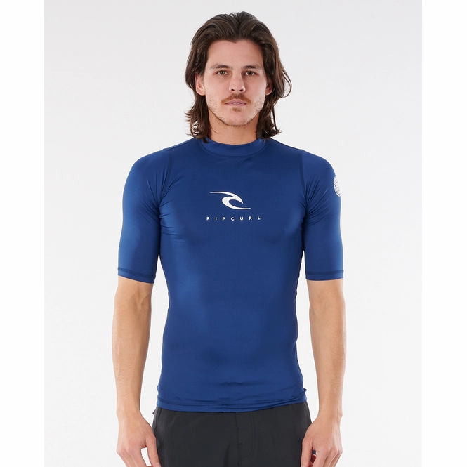 Swim Shirt Rip Curl Men Corps S/Sl UV Navy