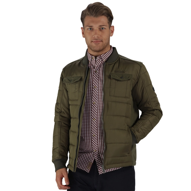 Jacket Regatta Mens Larrie Olive Night