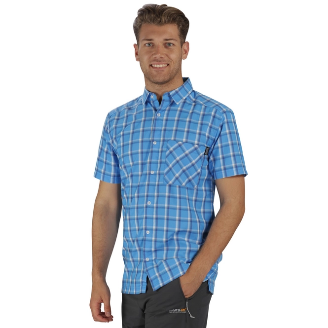 Shirt Regatta Mens Mindano II Hydro Blue