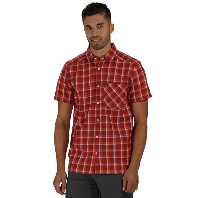 Shirt Regatta Mens Mindano II Magma Orange