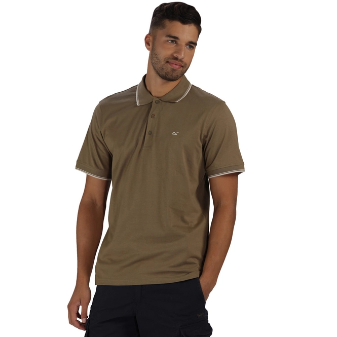 Polo Shirt Regatta Mens Kaine Dusky Green