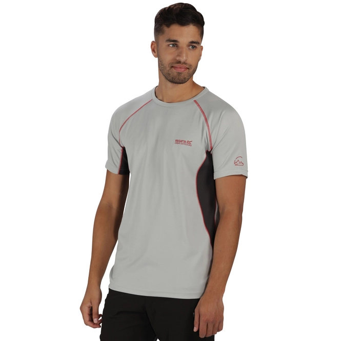 T-Shirt Regatta Mens Virda Seal Grey