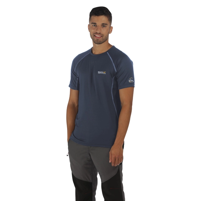 T-Shirt Regatta Mens Virda Seal Grey/Seal Grey