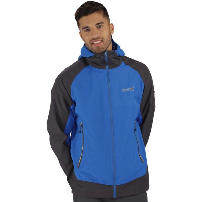 Jacket Regatta Mens Semita Oxford Blue Seal Grey