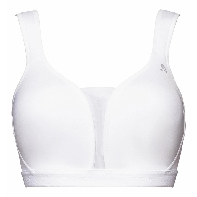 Sports Bra Odlo Women's Sport Bra Padded High C-Cup White