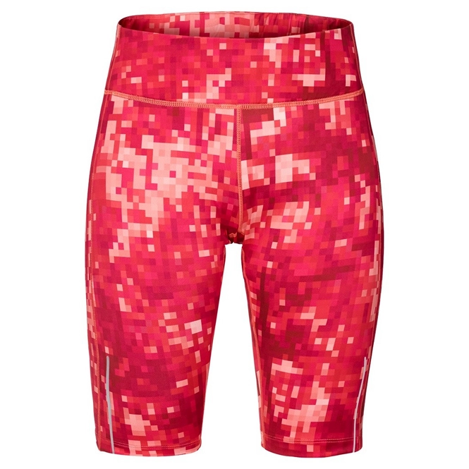 Leggings Jack Wolfskin Rain Forest Tights Short Women Hot Coral All Over