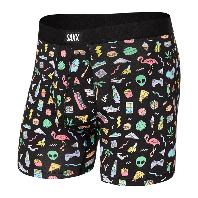 Boxer Shorts Saxx Men Daytripper Boxer Fun Bits-Black