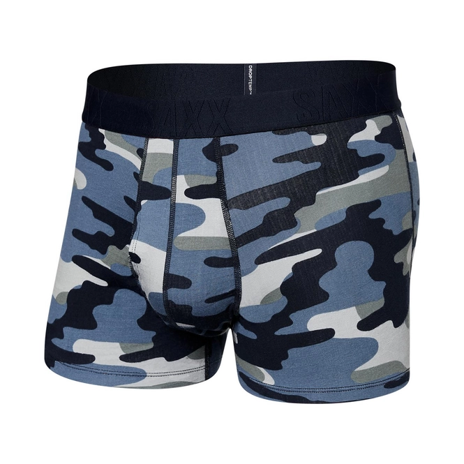 Boxer Shorts Saxx Men DropTemp Cooling Trunk Cotton Tidal Camo-Blue
