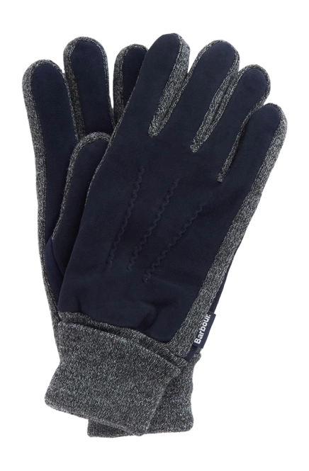 Gloves Barbour Men Magnus Gloves Navy Grey