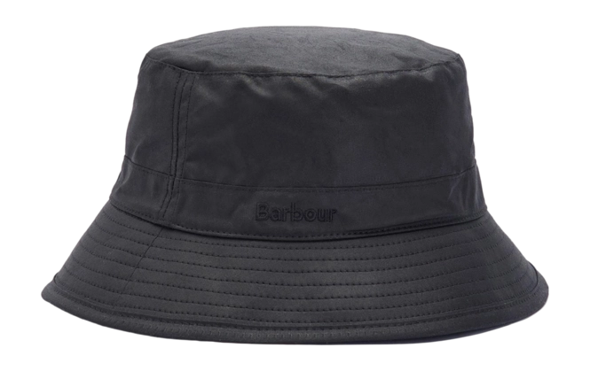 Fisherman's Hat Barbour Men Wax Sports Hat Black