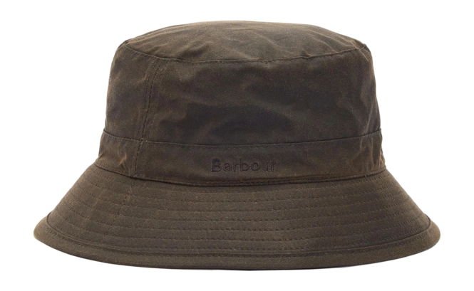 Fisherman's Hat Barbour Men Wax Sports Hat Olive