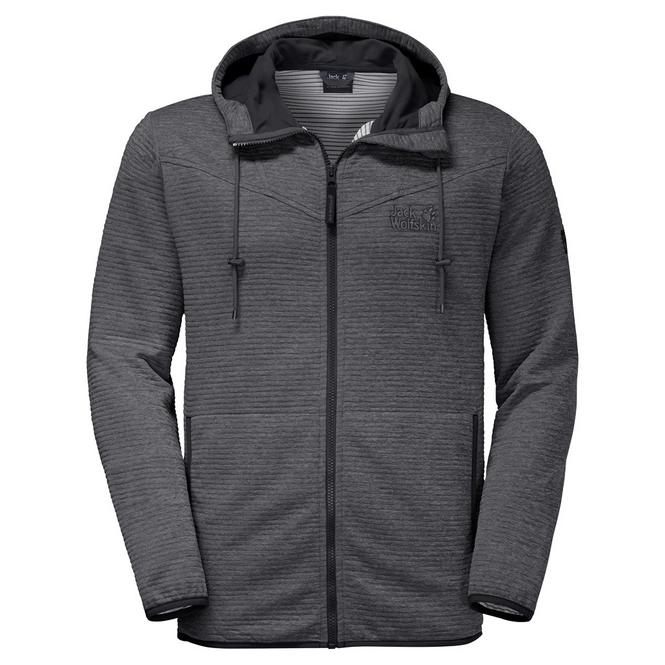 Hoodie Jack Wolfskin Tongari Hooded Jacket Men Phantom