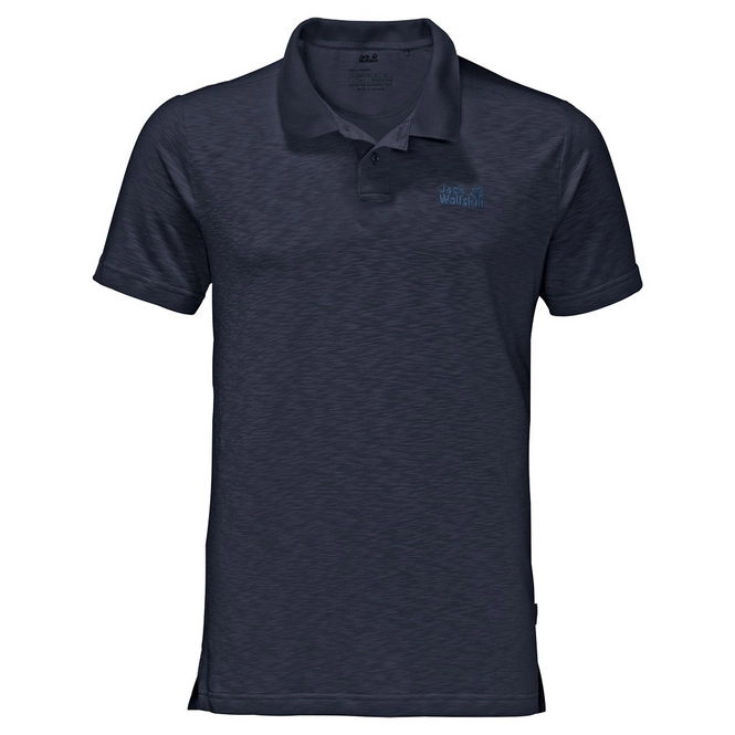 Polo Shirt Jack Wolfskin Travel Polo Men Night Blue