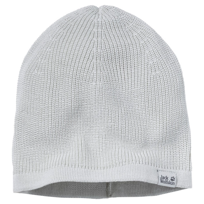 Beanie Jack Wolfskin Real Knit Beanie Grey Haze