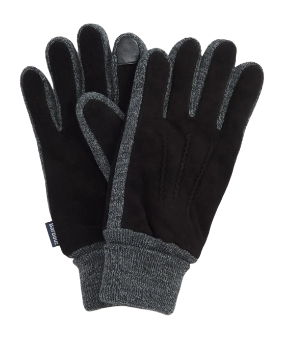 Gloves Barbour Men Magnus Gloves Black Grey
