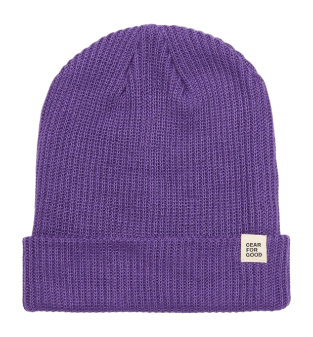 Beanie Cotopaxi Unisex Wharf Beanie Black Violet - One Size