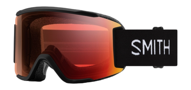 Ski Goggles Smith Unisex Squad S Chromapop Pro Photochromic Red Mirror Black