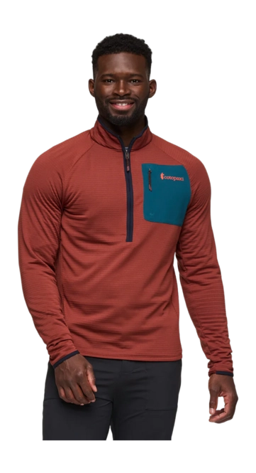 Zip Sweatshirt Cotopaxi Men Otero Fleece Half-Zip Pullover Rusty