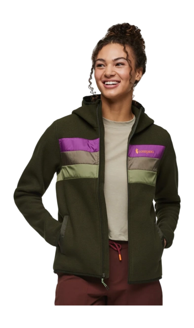Zip Sweatshirt Cotopaxi Women Teca Fleece Hooded Full-Zip Jacket Woodland Fairy