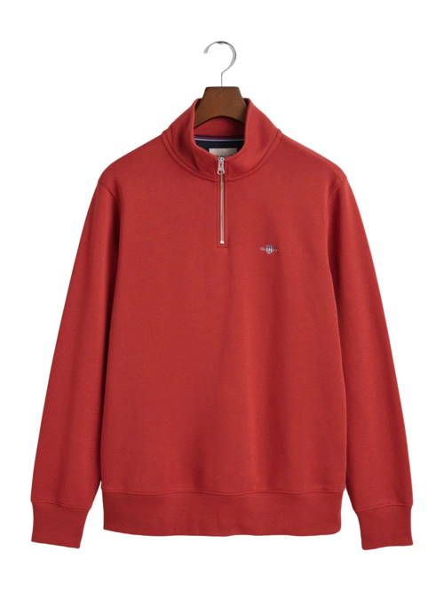 Jumper GANT Men Reg Shield Half Zip Sweat Iron Red