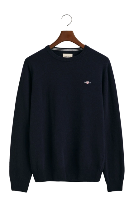 Jumper GANT Men Superfine Lambswool C-Neck Marine