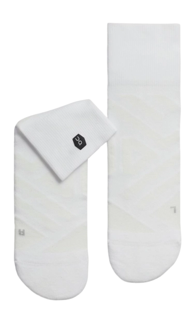 Running Socks On Running Men Performance Mid Sock White Ivory