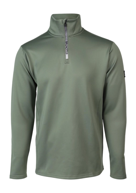 Ski Sweatshirt Brunotti Men Heros Fleece Vintage Green '24