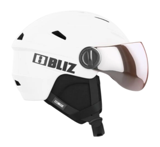 Ski Helmet Bliz Strike Visor Matte White