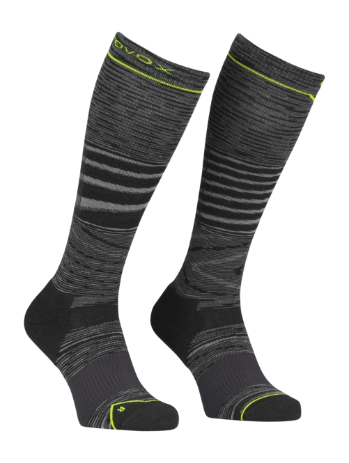 Ski socks Ortovox Men Ski Tour Lt Comp Long Socks Black Steel Blend