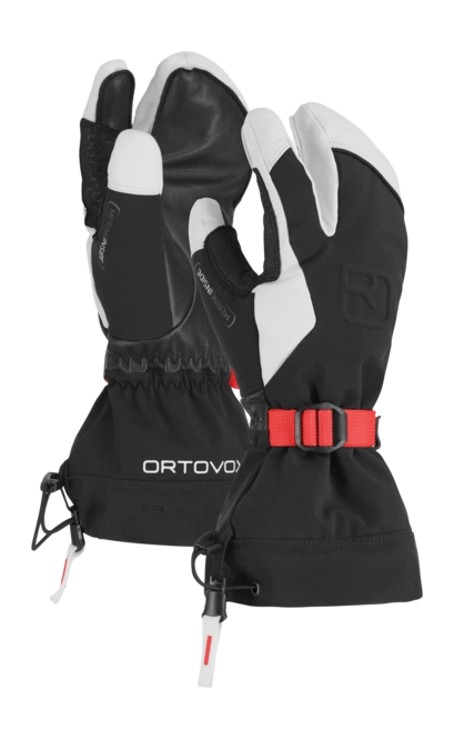 Gloves Ortovox Women Merino Freeride 3 Finger Glove Black Raven
