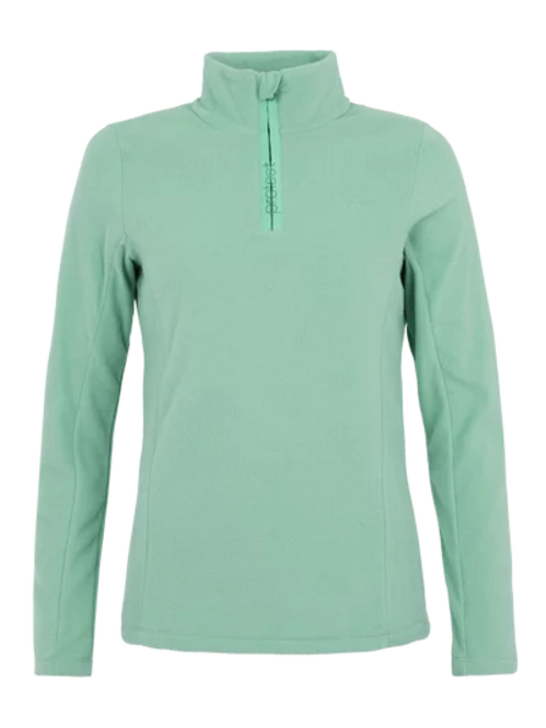 Ski Sweatshirt Protest Women MUTEZ 1/4 Zip Top Green Baygreen