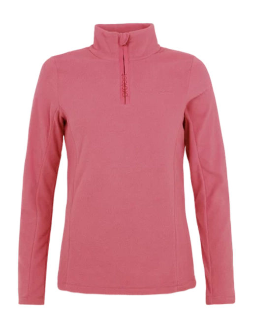Ski Sweatshirt Protest Women MUTEZ 1/4 Zip Top Rose Dust