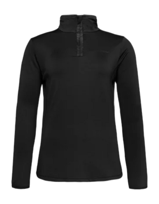 Ski Sweatshirt Protest Women Refabriz 1/4 Zip True Black