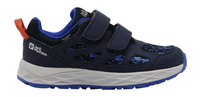 Walking Shoes Jack Wolfskin Kids Woodland 2 Texapore Low Velcro Night Blue
