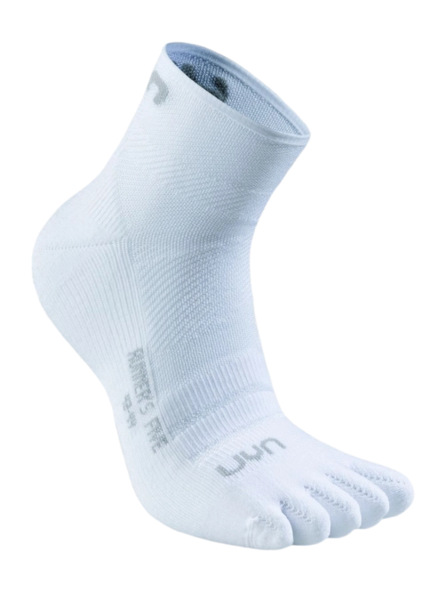 Running Sock UYN Men's Runner's Five Low Cut Socks White