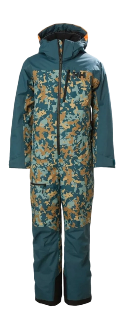 Ski Suit Helly Hansen Junior Fly High 2.0 Dark Creek Splash Camo Aop