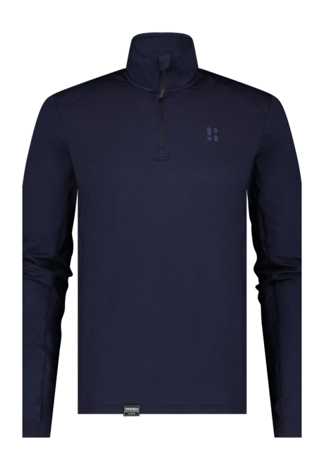 Ski Sweatshirt Poederbaas Men Four Seasons Lightweight Pully Navy