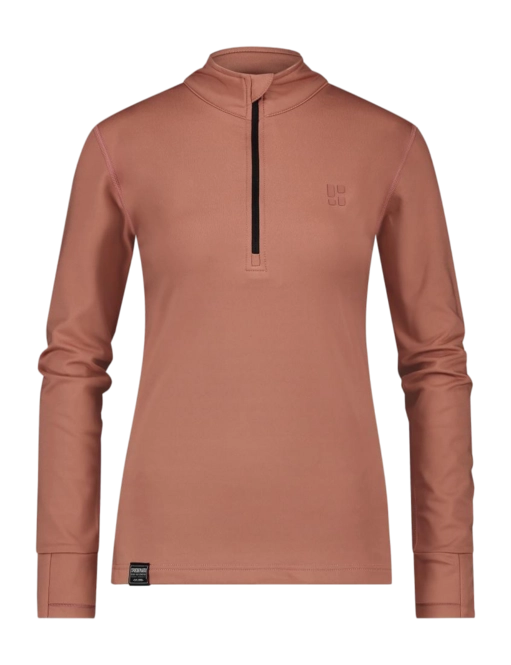 Ski Sweatshirt Poederbaas Women Arctic Pully Terracotta