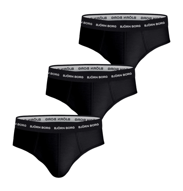 Base Layers Bjorn Borg Men Cotton Stretch Brief Multipack 1 (3-pack)
