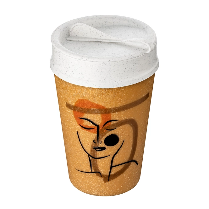 Thermal Mug Koziol Bio-Circular Iso To Go Face 400 ml