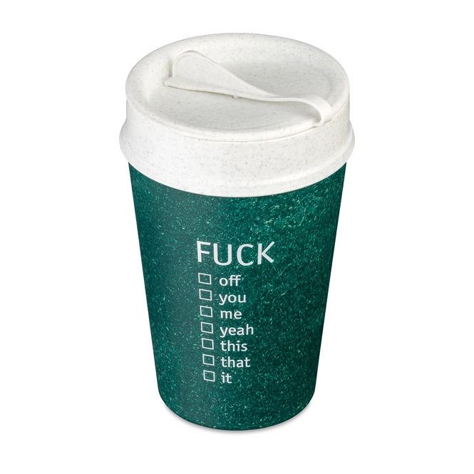 Thermal Mug Koziol Bio-Circular Iso To Go Fuck (400 ml)