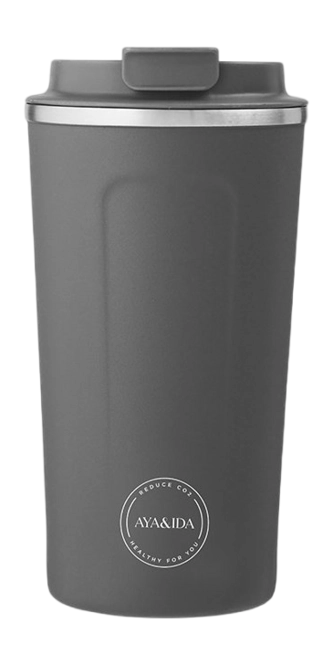 Thermal Mug AYA&IDA CUP2GO Dark Grey 500 ml