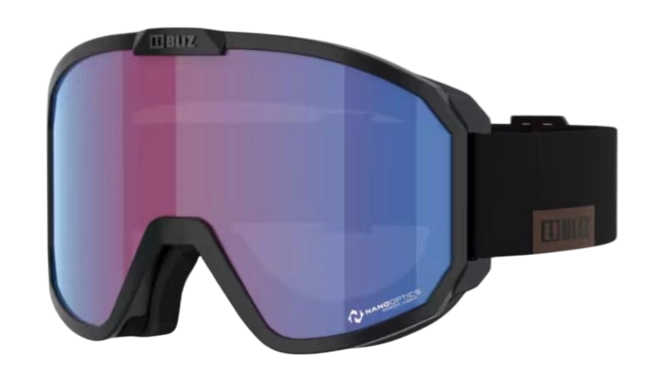 Ski Goggles Bliz Rave Matte Black-White Logo / Violet/Blue