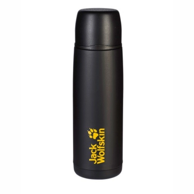 Thermos Flask Jack Wolfskin Thermo Bottle Grip 0,6 Black