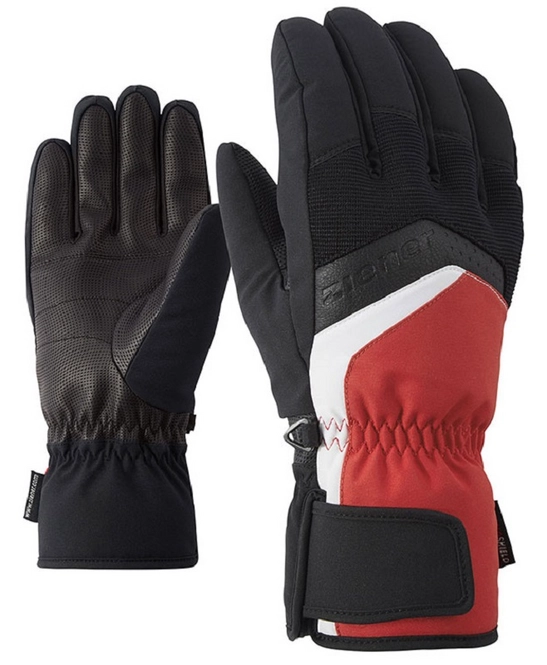 Gloves Ziener Men Gabino Red Pop