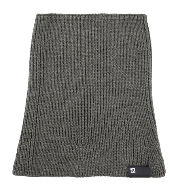 Neck warmer Krakatau Unisex Wool Green Melange