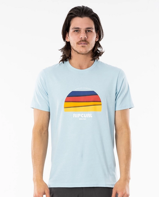 T-Shirt Rip Curl Men Surf Revival Hey Muma Tee SS Light Blue