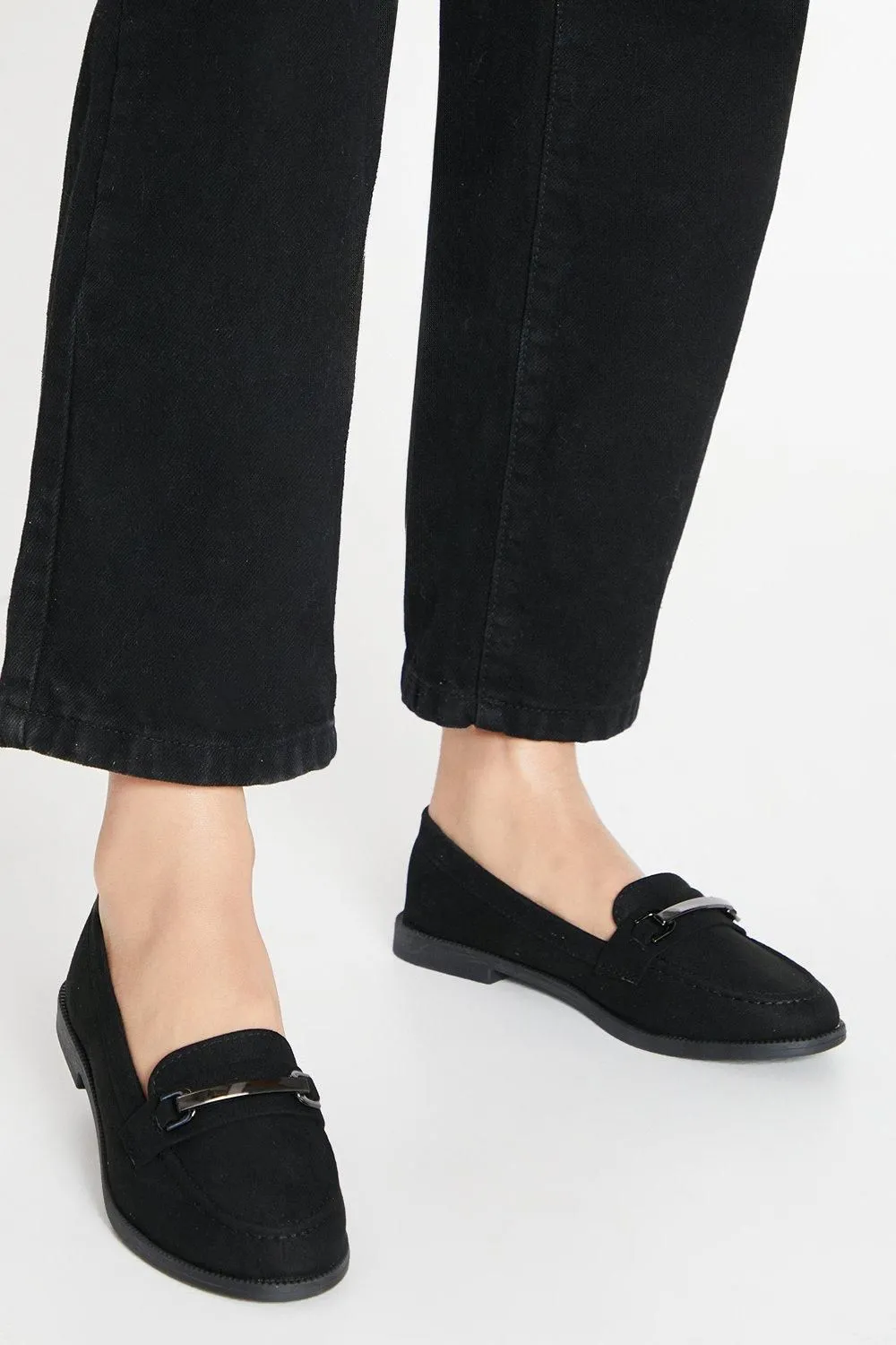 Loren Snaffle Detail Loafers