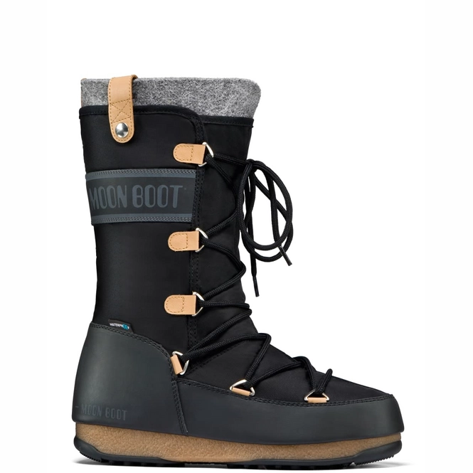 Snow Boot Moon Boot Monaco Felt Black