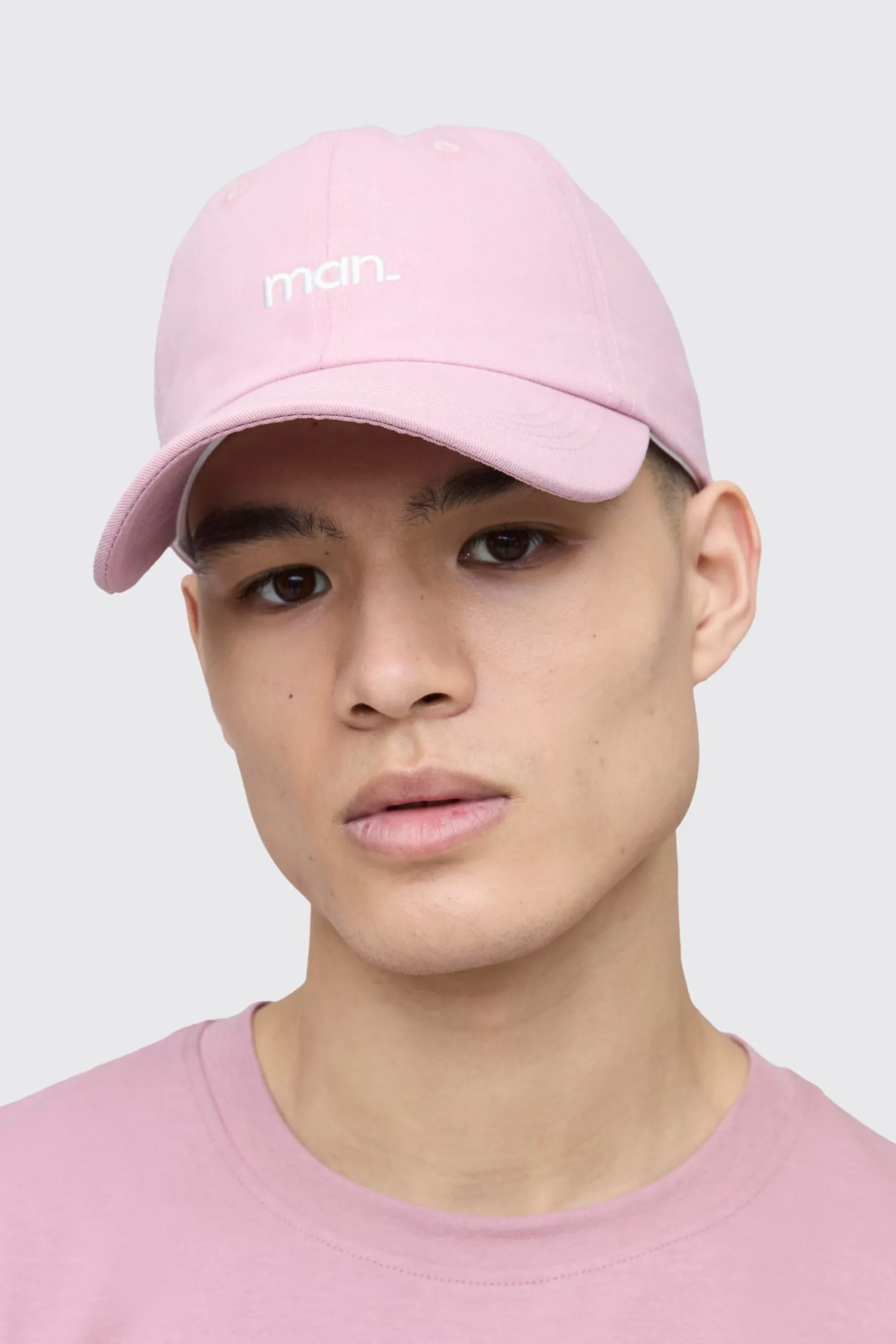 Man Branded Embroidered Cap